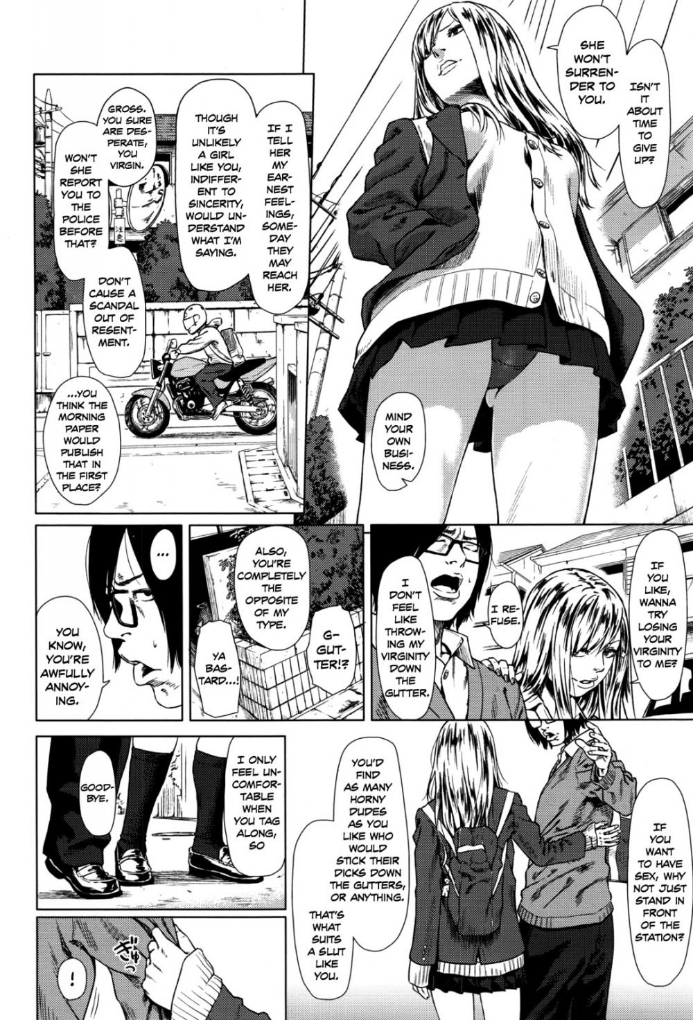 Hentai Manga Comic-The Unattractive, Slutty Girl-Read-2